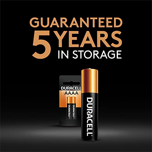 Duracell AAAA 1.5V Ultra Photo Alkaline Batteries, 2 Count Pack, AAAA 1.5 Volt Alkaline Battery, Long-Lasting for Cameras, Glucose and Blood Monitors, and More
