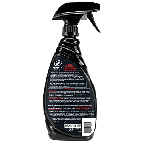 Turtle Wax 53759 Hybrid Solutions All Wheel Cleaner & Iron Remover, Rapid Removal of Surface Contaminants, Brake Dust and Rust, Safe for Paint, Motorcycle & RV, Low Odor Formula, 23 oz