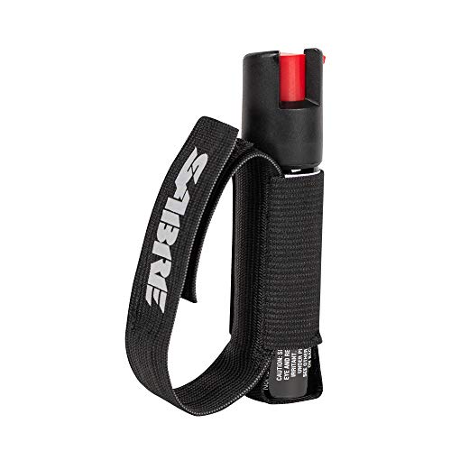 SABRE Runner Pepper Gel, Maximum Police Strength OC Spray, Reflective Hand Strap For Easy Carry & Quick Access, 35 Bursts, Secure & Easy to Use Safety, Optional Clip-On Alarm & LED Armband Combos