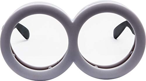 Sun-Staches Minions Official White Goggles | Costume Accessory | White Signature Minion Mask | One Size Fits Most
