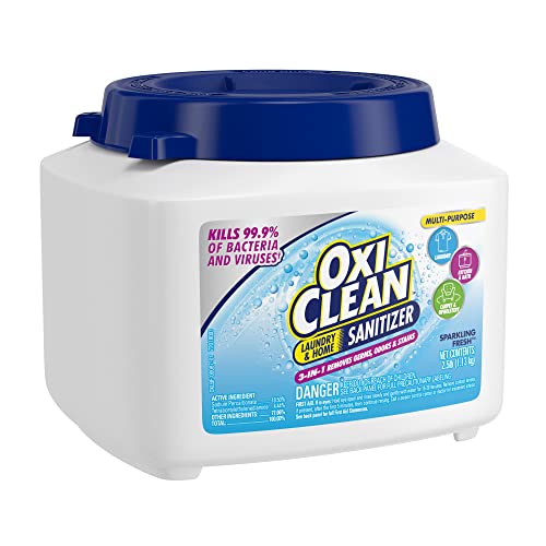 OxiClean Laundry & Home Sanitizer for Laundry, Kitchen, Bath, Carpet & Upholstery, 2.5 Lbs