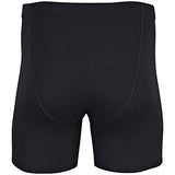 Gildan Men's Underwear Covered Waistband Boxer Briefs, Multipack, Black (5-Pack), Large