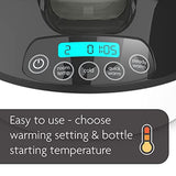 Baby Brezza Electric Baby Bottle Warmer, Breastmilk Warmer + Baby Food Warmer and Defroster - Universal Warmer Fits All Feeding Bottles Glass, Plastic, Small, Large + Newborn – Digital Display