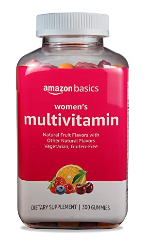 Amazon Basics Womens Multivitamin, 300 Gummies (150 Servings) (Previously Solimo)