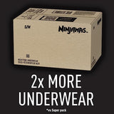 Pampers Ninjamas Nighttime Bedwetting Underwear Girls S/M (38-65 lbs) 88 Count