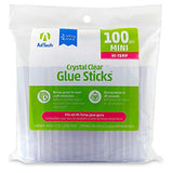Adtech 100ct-2pk 2-100ct High Temp Mini Size Glue Sticks, 2 Pack, Clear