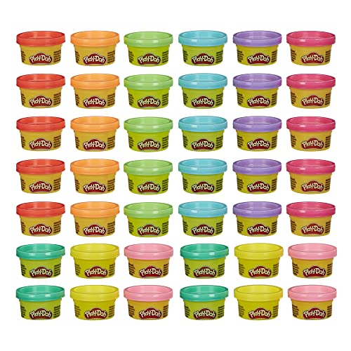 Play-Doh Handout 42-Pack of 1-Ounce Non-Toxic Modeling Compound, Kid Party Favors, School Supplies, Assorted Colors, Ages 2 and Up