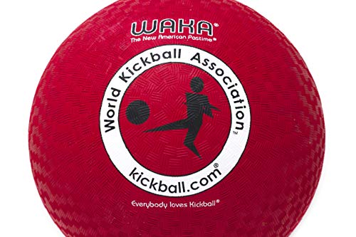 WAKA Official Kickball - Adult 10 , Red