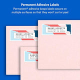 Avery Easy Peel Printable Address Labels with Sure Feed, 1" x 2-5/8", White, 750 per Pack, 2 Packs, 1,500 Blank Mailing Labels Total (08160)