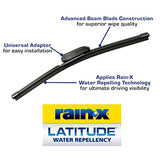 Rain-X 810166 Latitude 2-In-1 Water Repellent Wiper Blades, 20 Inch Windshield Wipers (Pack Of 2), Automotive Replacement Windshield Wiper Blades With Patented Rain-X Water Repellency Formula