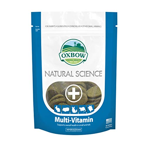 Oxbow Natural Science Multivitamin - Essential Vitamins & Omega 3 and 6 Fatty Acids for Small Animals, 4.2 oz.