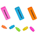 Dixon Ticonderoga Office & School Eraser Combination Set, 15 Eraser Multi-Pack, Multicolored (38931)