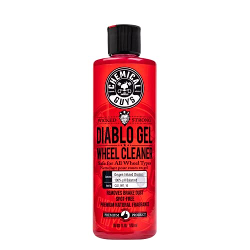Chemical Guys CLD_997_16 Diablo Gel Oxygen Infused Foam Wheel And Rim Cleaner, Concentrated (Safe on All Wheel & Rim Finishes), for Cars, Trucks, SUVs, Motorcycles, RVs & More 16 fl oz