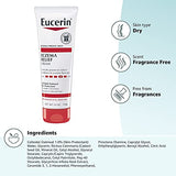 Eucerin Eczema Relief Cream, Full Body Lotion for Eczema-Prone Skin, Moisturizing Eczema Cream, Body Moisturizer, Multi-Pack, 8 oz. Tube (Pack of 3)