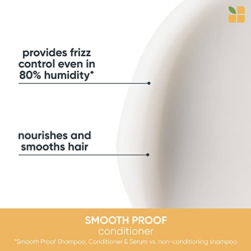 Biolage Smooth Proof Conditioner | Provides Humidity Control & Anti-Frizz Smoothness | For Frizzy Hair | Paraben & Silicone-Free | Veganâ€‹ | 13.5 Fl. Oz