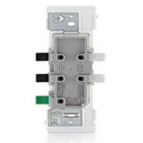 Leviton E5325-MW Decora Edge 15 Amp Tamper-Resistant Duplex Outlet, 10-Pack, White