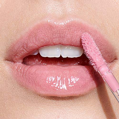 e.l.f. Lip Plumping Gloss, High-Shine Liquid Lip Color, Creates Fuller Lips & Plumper Pout, Moisturizing Formula, Pink Paloma, 0.09 Fl Oz