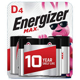 Energizer Max D Batteries, Premium Alkaline D Cell Batteries (8 Battery Count)