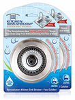 SinkShroom Revolutionary Clog-Free Sink Strainer Basket, 2-Pack, Stainless Steel, 2 Pack