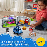 Fisher-Price Little People Toddler Playset, Light-Up Learning Camper, Electronic Toy with Lights and Music for Ages 1-5 Years
