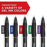 SHARPIE S-Gel, Gel Pens, Medium Point (0.7mm), Black Ink Gel Pen, 12 Count
