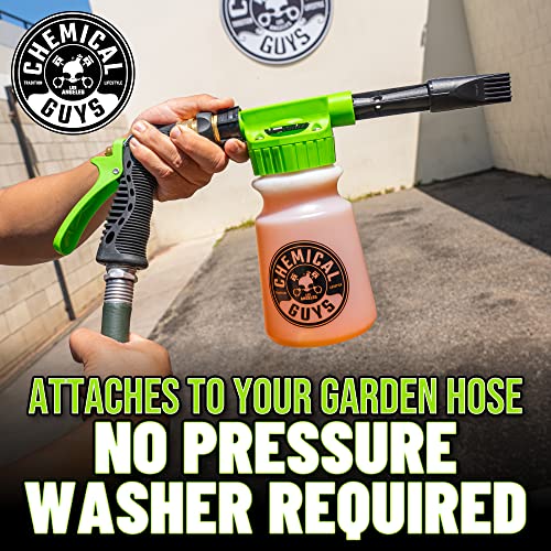 Chemical Guys HOL148 16-Piece Arsenal Builder Car Wash Kit with Foam Gun, Bucket and (6) 16 oz Car Care Cleaning Chemicals (Works w/Garden Hose)