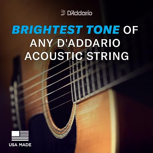 D'Addario Guitar Strings - Acoustic Guitar Strings - 80/20 Bronze - For 6 String Guitar - Deep, Bright, Projecting Tone - EJ11-3D - Light, 12-53 - 3-Pack