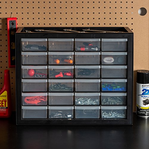 IRIS USA 44 Drawer Parts and Hardware Cabinet, Black