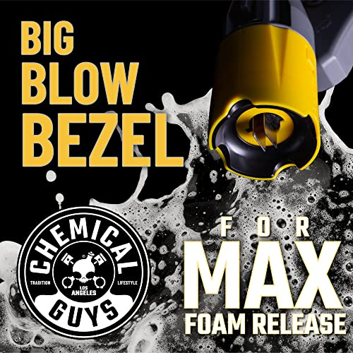 Chemical Guys EQP324 Big Mouth Max Release Foam Cannon (Car Wash, Home Wash & Boat Wash Foam Cannon That Connects to Your Pressure Washer) 34 oz Bottle