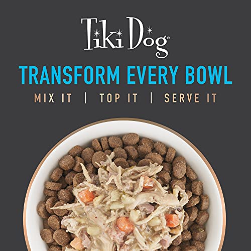 Tiki Dog Taste of The World Whole Food, Vareity Pack of Gourmet International Flavors in Broth, Culinary Inspired High Protein and Moisture Rich Superfoods Wet Dog Food, 3 Oz Cups, Case of 10