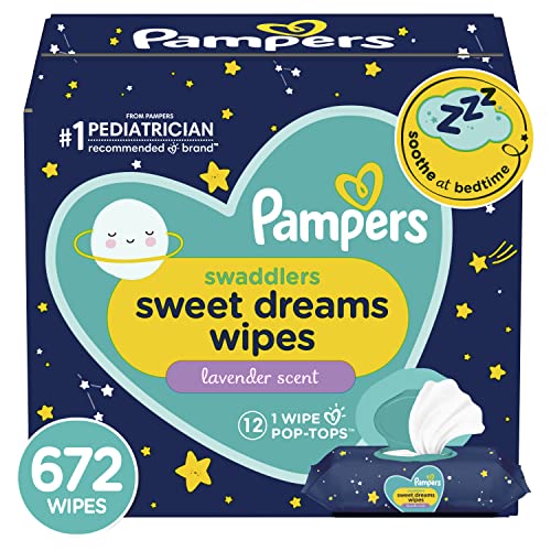 Pampers Sweet Dreams Baby Wipes, 672 count