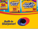 Cra-Z-Art 96ct Crayons in Flip-Top Box with Sharpener