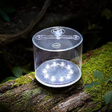 MPOWERD Luci Outdoor 2.0 Solar Inflatable Lantern Rechargeable via Solar or USB-C, 75 Lumens, Clear Finish + Cool LEDs, Lasts Up to 24 hrs, Waterproof, Camping, Backpacking, Travel, Emergencies