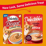 Delectables Bisque Non-Seafood Lickable Wet Cat Treats, Variety Pack, 12 Count (Pack of 1)
