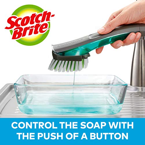Scotch-Brite Advanced Soap Control Dishwand Brush Refill, 3 Pack