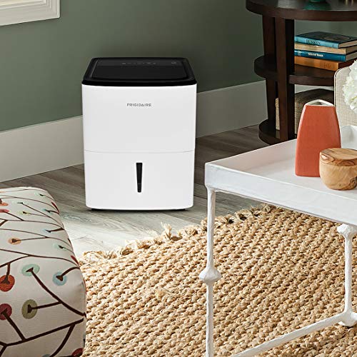 Frigidaire FFAD3533W1 Dehumidifier, Moderate Humidity 35 Pint Capacity with a Easy-to-Clean Washable Filter and Custom Humidity Control for maximized comfort, in White