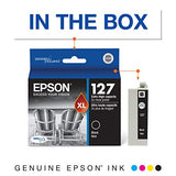 EPSON T127 DURABrite Ultra Ink Standard Capacity Black Cartridge (T127120-S) for select Epson Stylus and WorkForce Printers