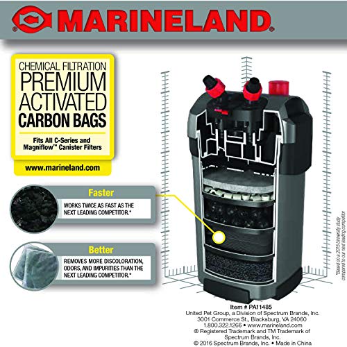 MarineLand Black Diamond Premium Activated Carbon Bags, 2/Pack
