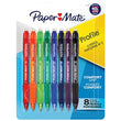 Paper Mate Profile Mech Mechanical Pencil Set, 0.7mm 2 Pencil Lead, Great for Home, School, Office Use, Assorted Barrel Colors, 8 Count