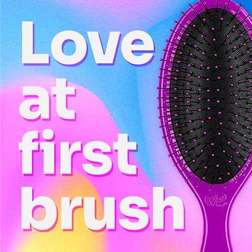 Wet Brush Original Detangler Hair Brush, Amazon Exclusive Purple - Ultra-Soft IntelliFlex Bristles - Detangling Hairbrush Glides Through Tangles For Wet, Dry & Damaged Hair - Women, & Men