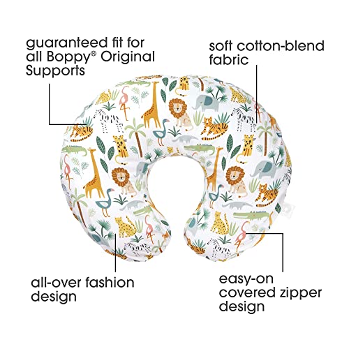 Boppy Original Support Nursing Pillow Cover, Spice Woodland, Cotton Blend Cover Fits All Boppy Original Nursing Supports for Breastfeeding, Bottle Feeding, and Bonding, Cover Only