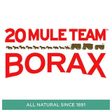 20 Mule Team All Natural Borax Detergent Booster & Multi-Purpose Household Cleaner, 65 Ounce, 4 Count