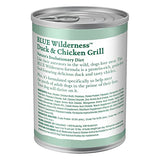Blue Buffalo Wilderness High Protein, Natural Adult Wet Dog Food, Salmon & Chicken Grill 12.5-oz cans (Pack of 12)