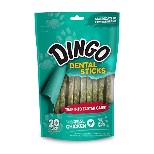 Dingo Tartar And Breath Dental Sticks For All Dogs, 48-Count