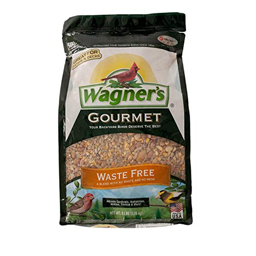 Wagners 82056 Gourmet Waste Free Wild Bird Food, 5-Pound Bag