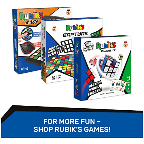 Rubik's Mini, Original 2x2 Rubik's Cube 3D Puzzle Fidget Cube Stress Relief Fidget Toy Brain Teasers Travel Games, for Adults and Kids Ages 8 and up
