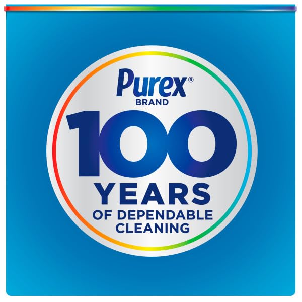 Purex Liquid Baby Laundry Detergent, Baby Soft Scent, 2X Concentrated, 126 Loads