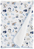 The Childrens Place Baby Cozy Blanket, Blue ABC, NO_Size