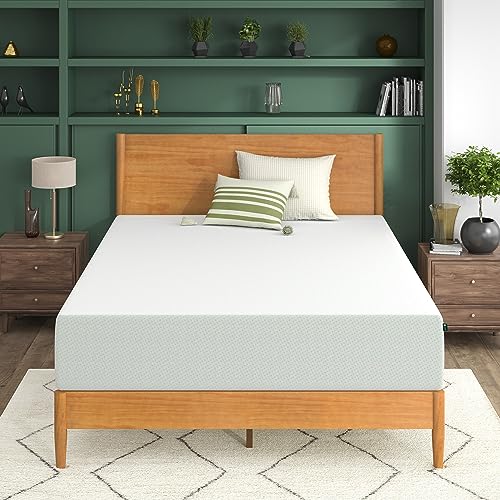 Zinus 6 Inch Green Tea Memory Foam Mattress / CertiPUR-US Certified / Bed-in-a-Box / Pressure Relieving, Twin, White