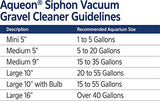 Aqueon Aquarium Siphon Vacuum Gravel Cleaner Medium - 9 Inches